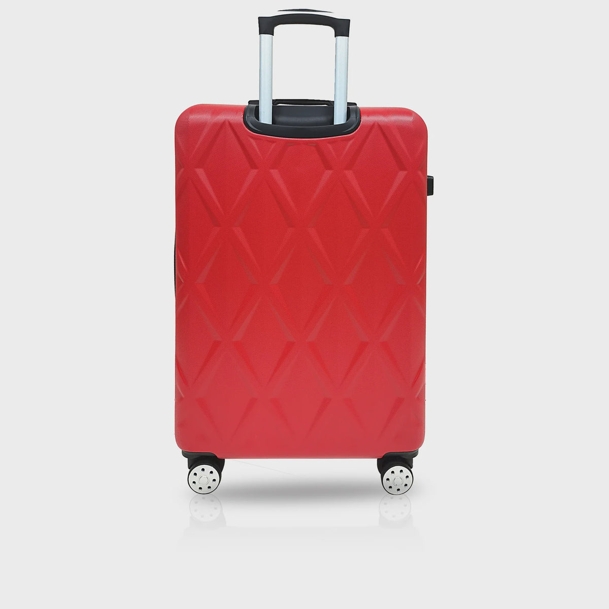 TUCCI ITALY Luggage Suitcase Large 28" Alveare T0328-28IN-DRED ABS Hard Cover 4 Wheel Spinner Dark Red