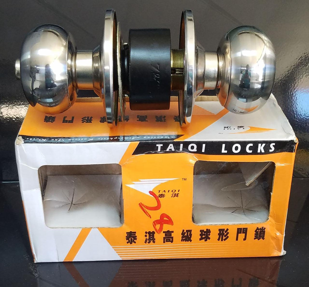 TAIQI Lock Knob Cylindrical Silver
