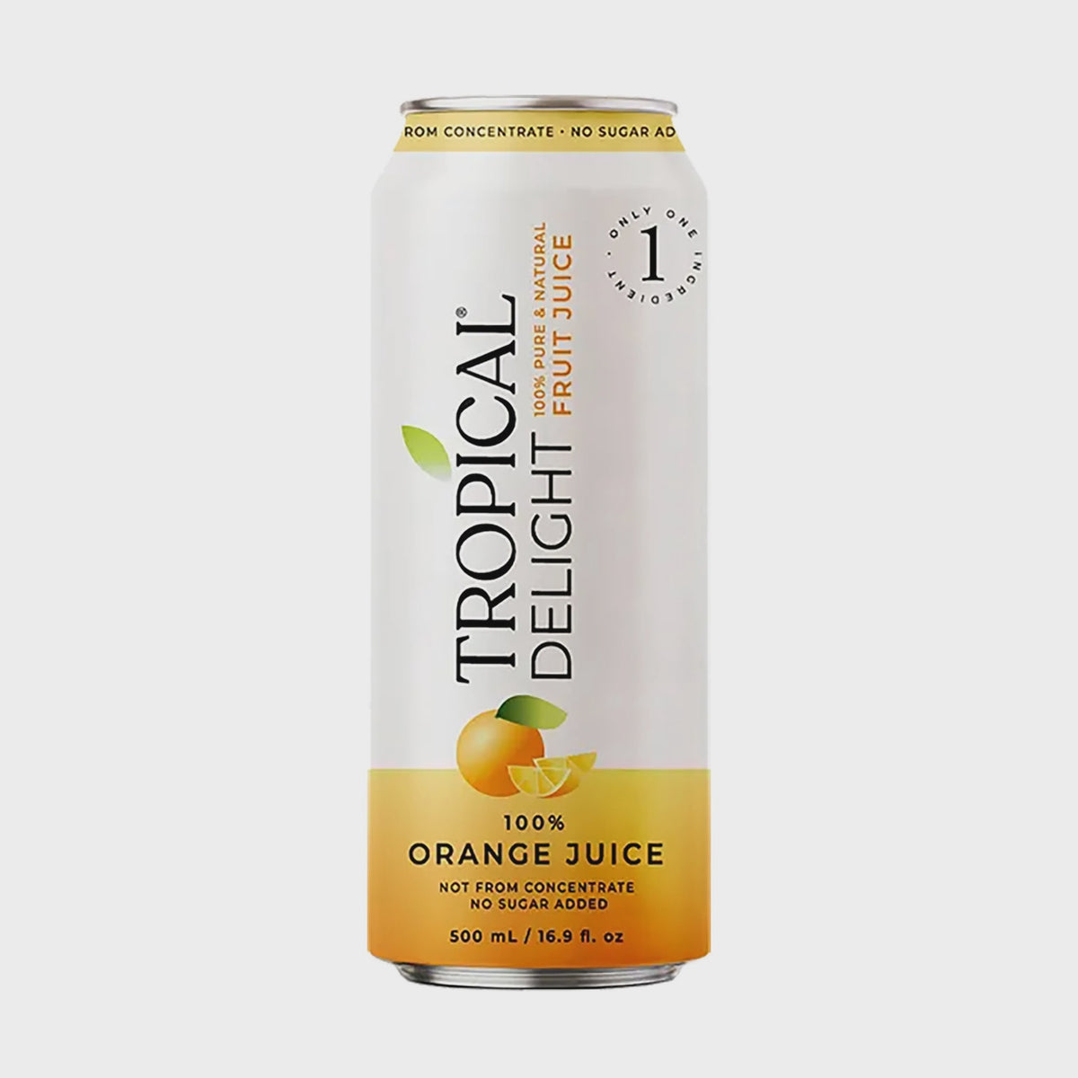 TROPICAL DELIGHT Orange Fruit Juice 500ML 16.9FL OZ