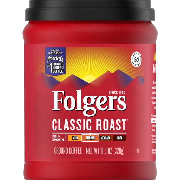 FOLGERS Coffee Classic Roast Medium Ground