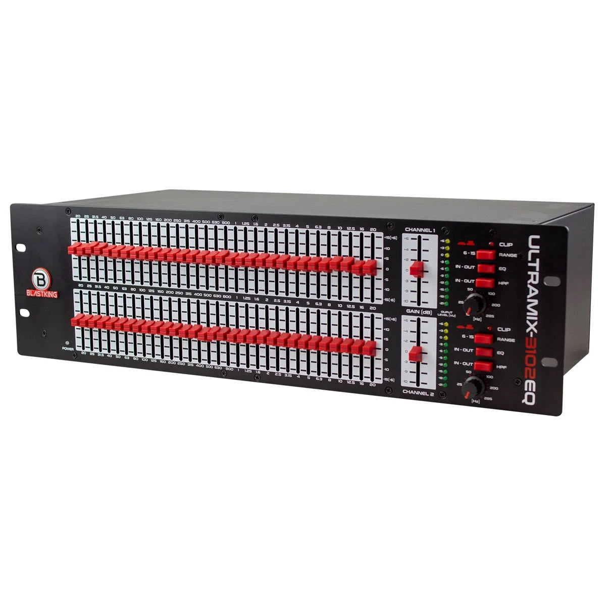 BLASTKING Equalizer Ibke ULTRAMIX3102-EQ Dual 31 Band