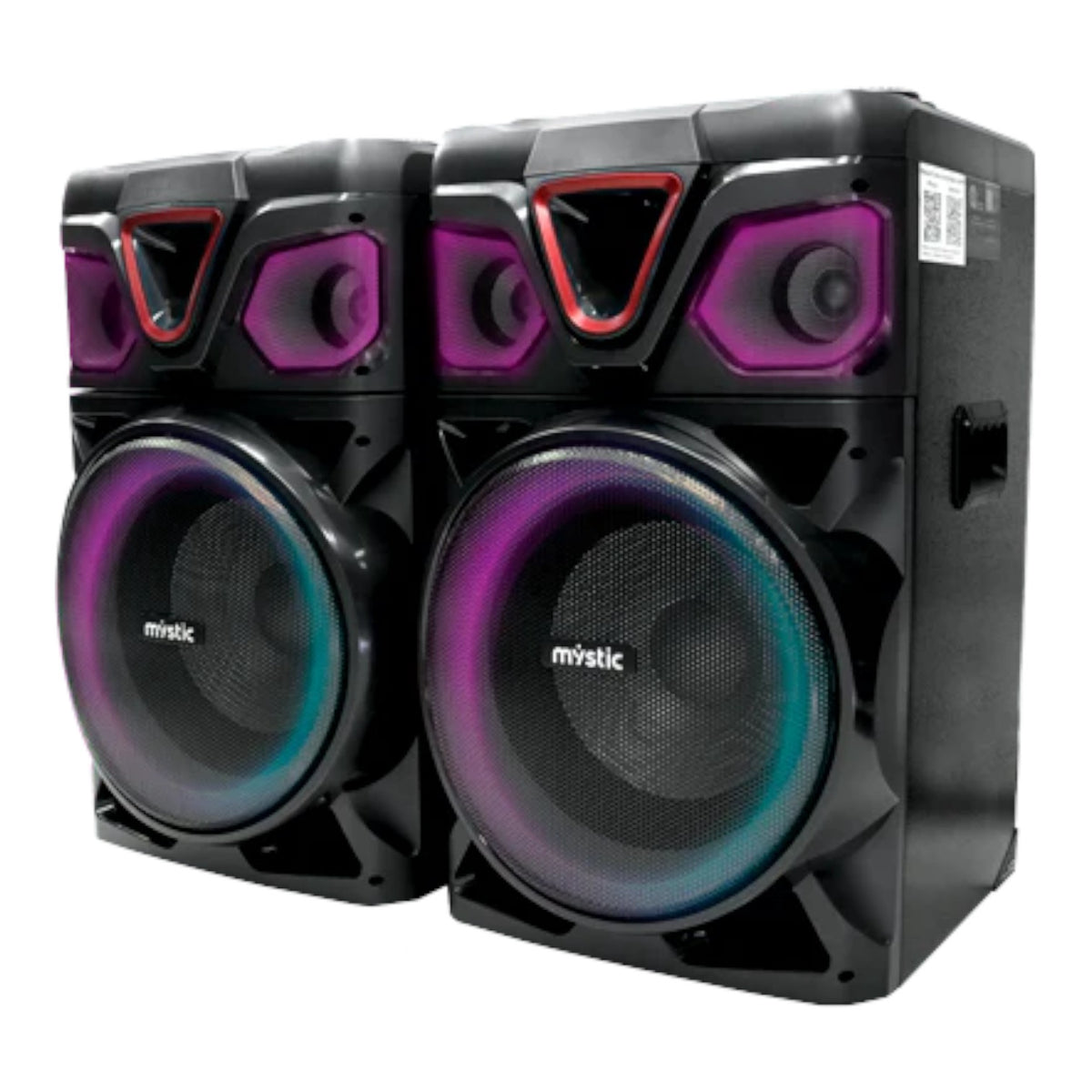 MYSTIC Speaker Box 12" MY-PS798 Pair Bluetooth