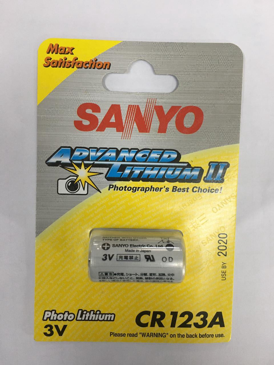 SANYO Battery G.e/ Cr 123A Lithium