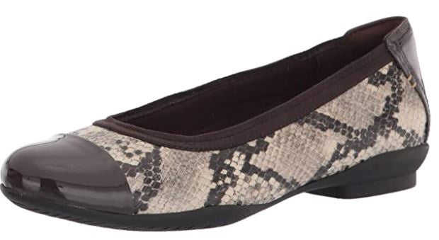 CLARKS Footwear Women Sara Orchid Ballet Flat Taupe