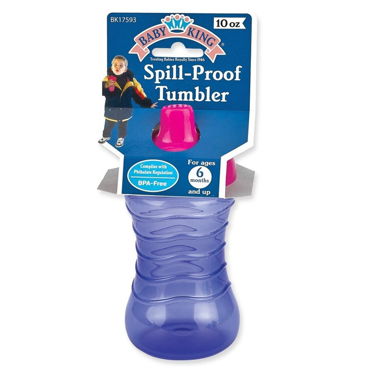 BABYKING Baby SPILL-PROOF Tumbler BK17593 10OZ 6MONTHS + Bpa Free