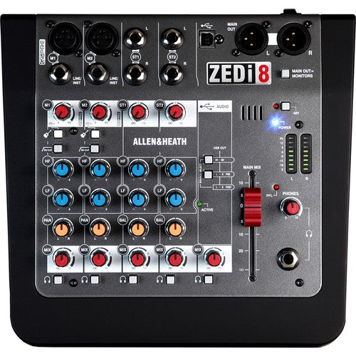 ALLEN & HEATH Mixer ZEDI8 USB Recording