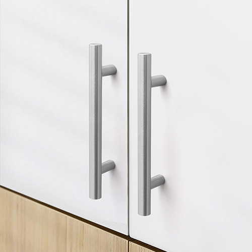 Handle T Bar Pull 8" Silver Light DOR739344 (128MM 5.04")