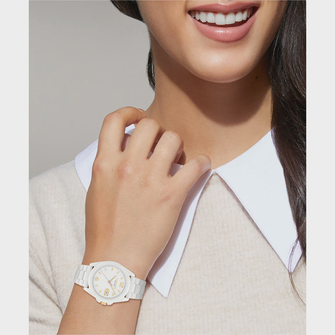 NINE WEST Watch White 1678WTWT