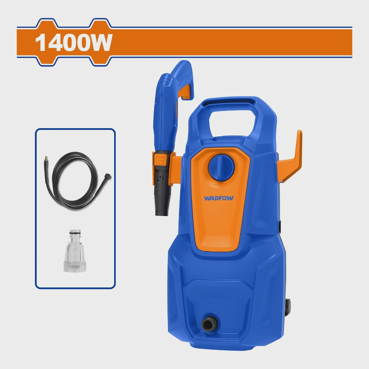 WADFOW Pressure Washer UWHP3A14 1595PSI Electric 1400W