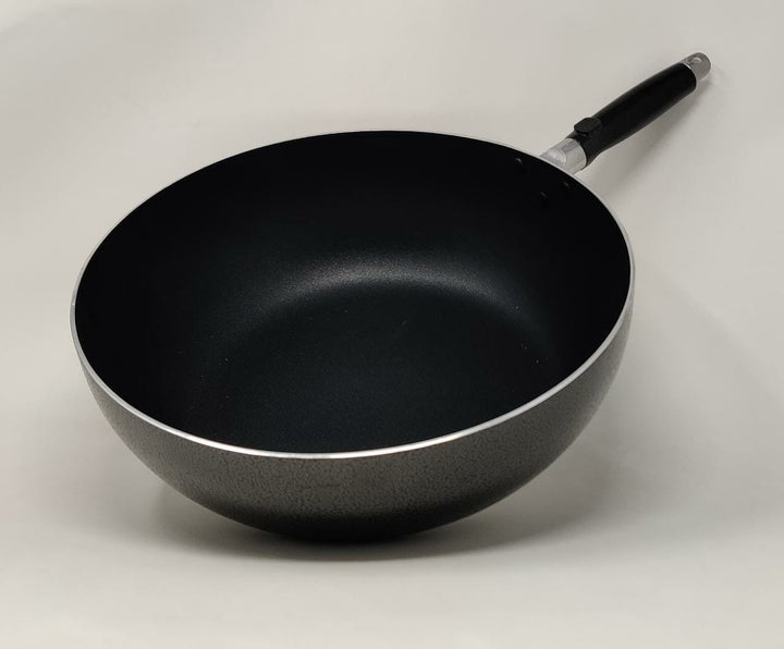 LEOSTAR Wok Pan WM32 with Glass Lid 32CM