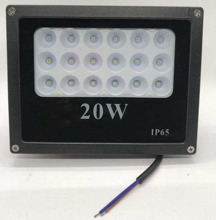 JFNV Lamp LED Flood 24V 20W IP65 W Outdoor Light M: 18.5X4.3X17CM