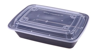 XUELI Food Bowl Black with Lid 968