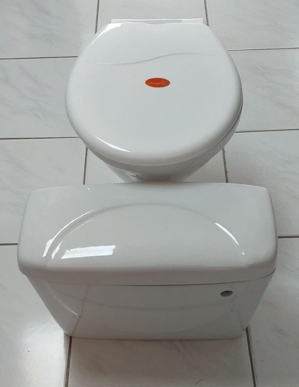 NEAT Toilet Set Leopard L/LEVEL White