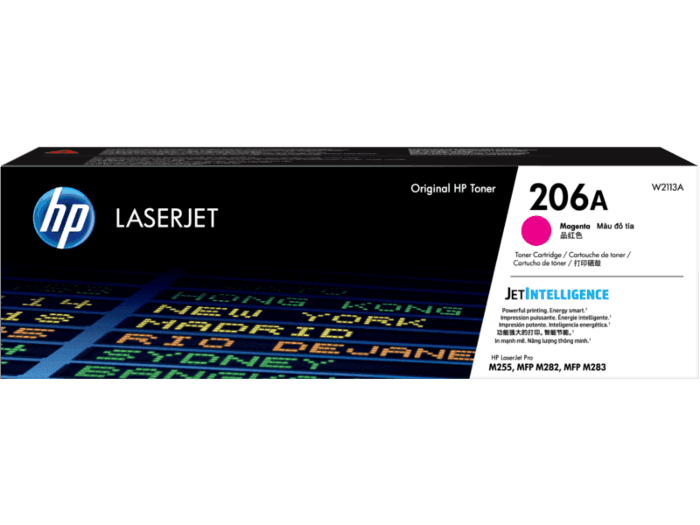 HP Computer Printer Toner 206A Magenta W2113A