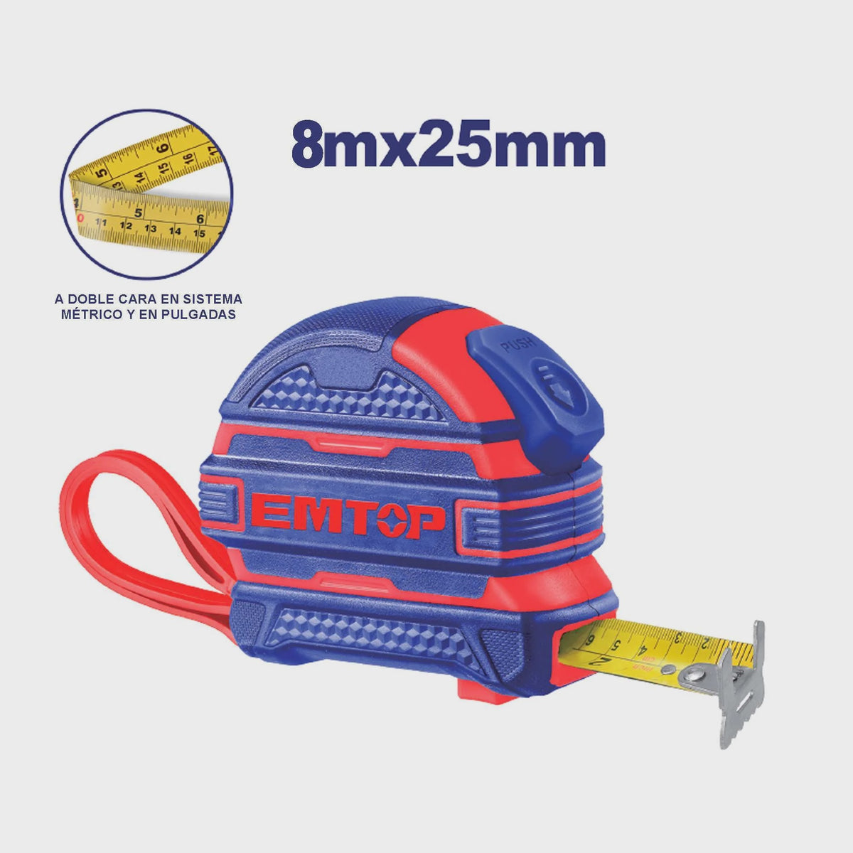 EMTOP Measuring Tape 8M EMTP2825