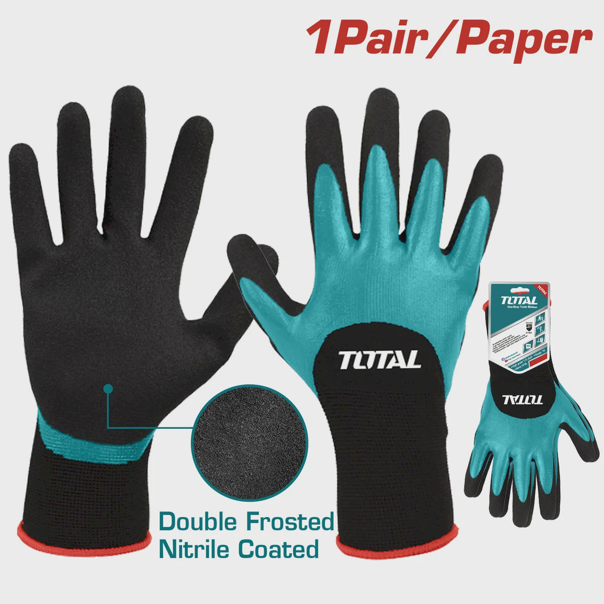 TOTAL Gloves Nitrile TSPNF01-XL
