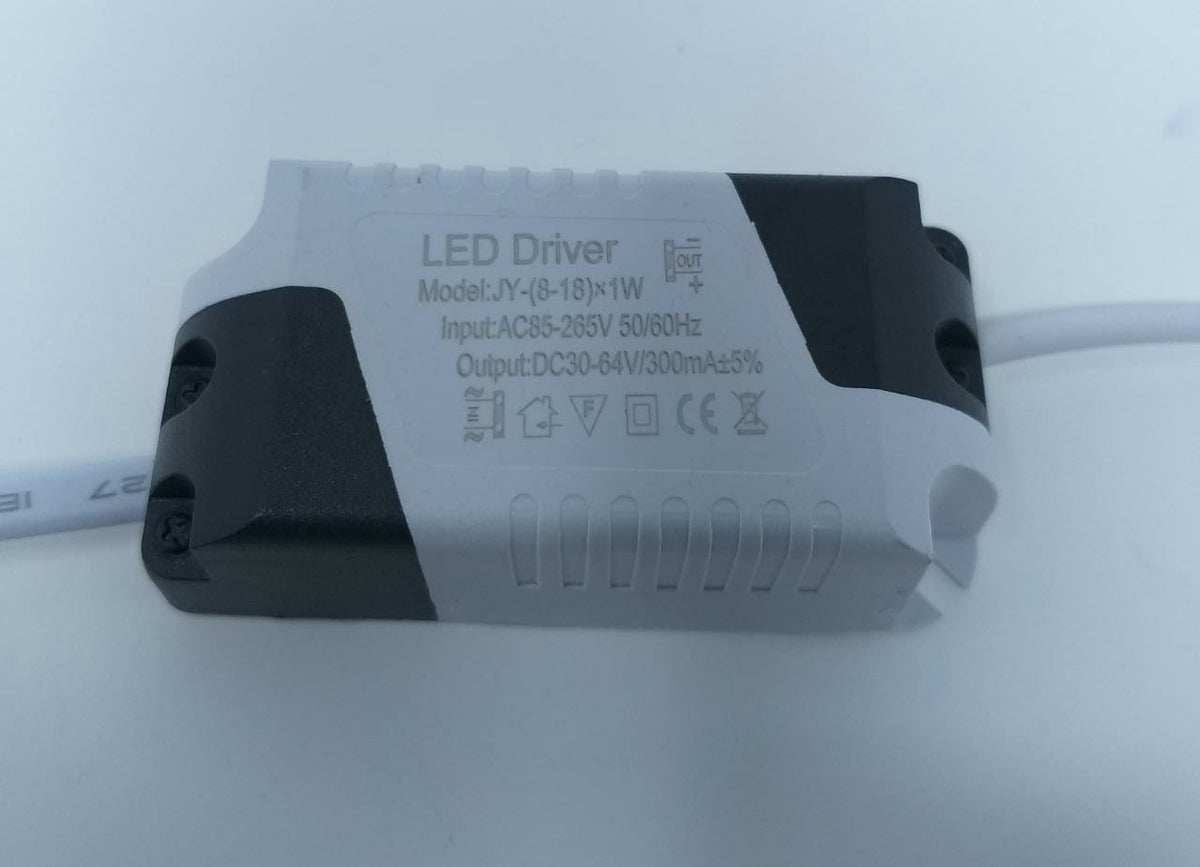 Ballast LED Driver 8-18W White & Gray 85-265V