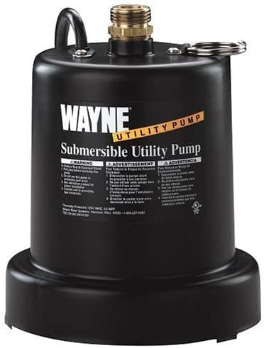 WAYNE Water Pump Submersible TSC130 56517 MULTI-USE 1/4HP 1050GAL