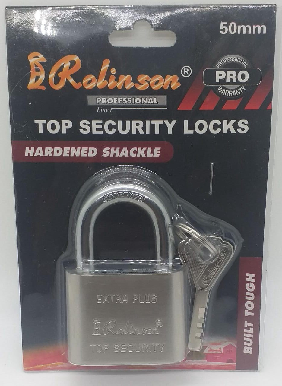 ROLINSON Padlock 50MM Short Shackle Hardened