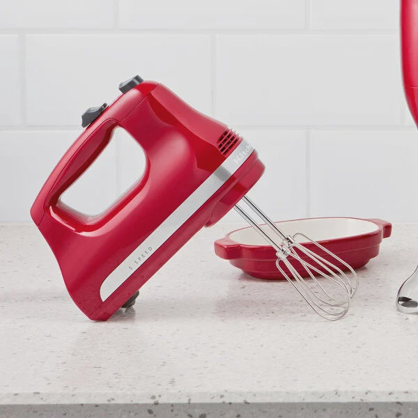 KITCHENAID Cake Mixer Hand KHM512ER 5-SPEED Red