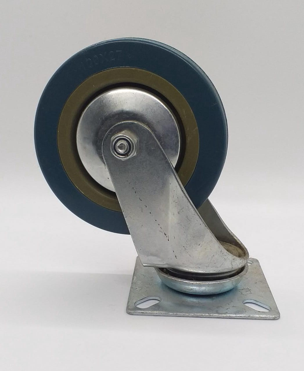 Wheel Coaster 4" Swivel Grey Without Brakes 100 X 27