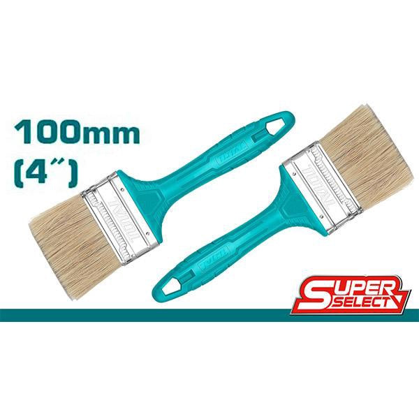 TOTAL Paint Brush 4" THT845046 Light Plastic Case
