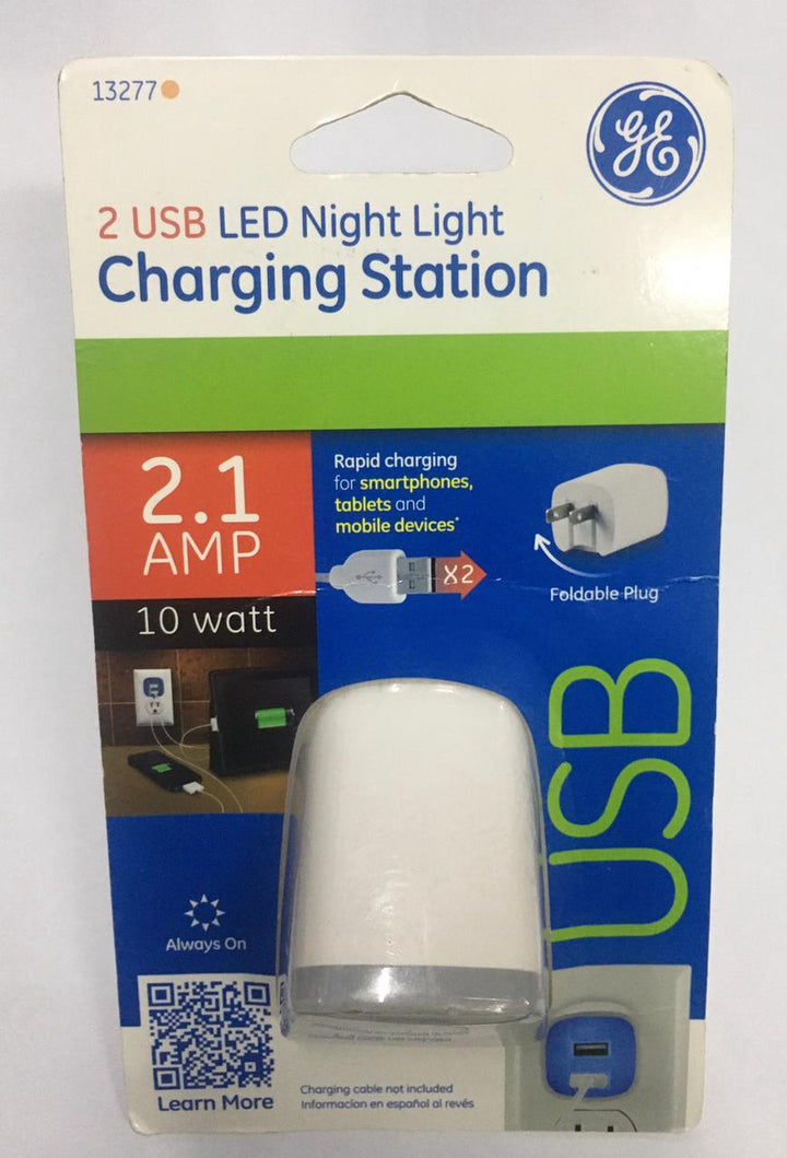 GE USB Charging Station G.e W/ Light LED 13277
