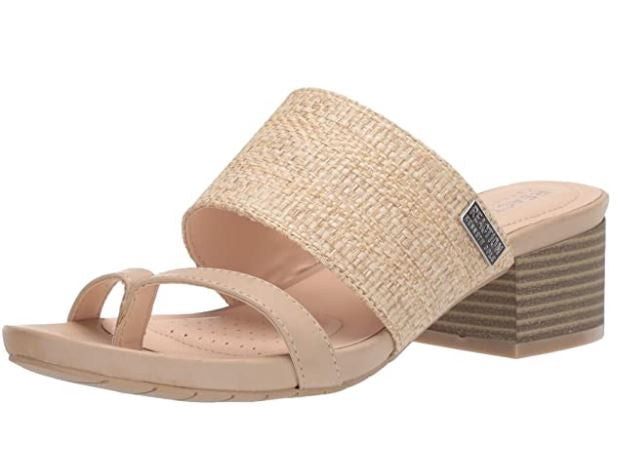 KENNETH COLE Footwear Reaction Women's TWO-BAND Heeled Sandal Mist