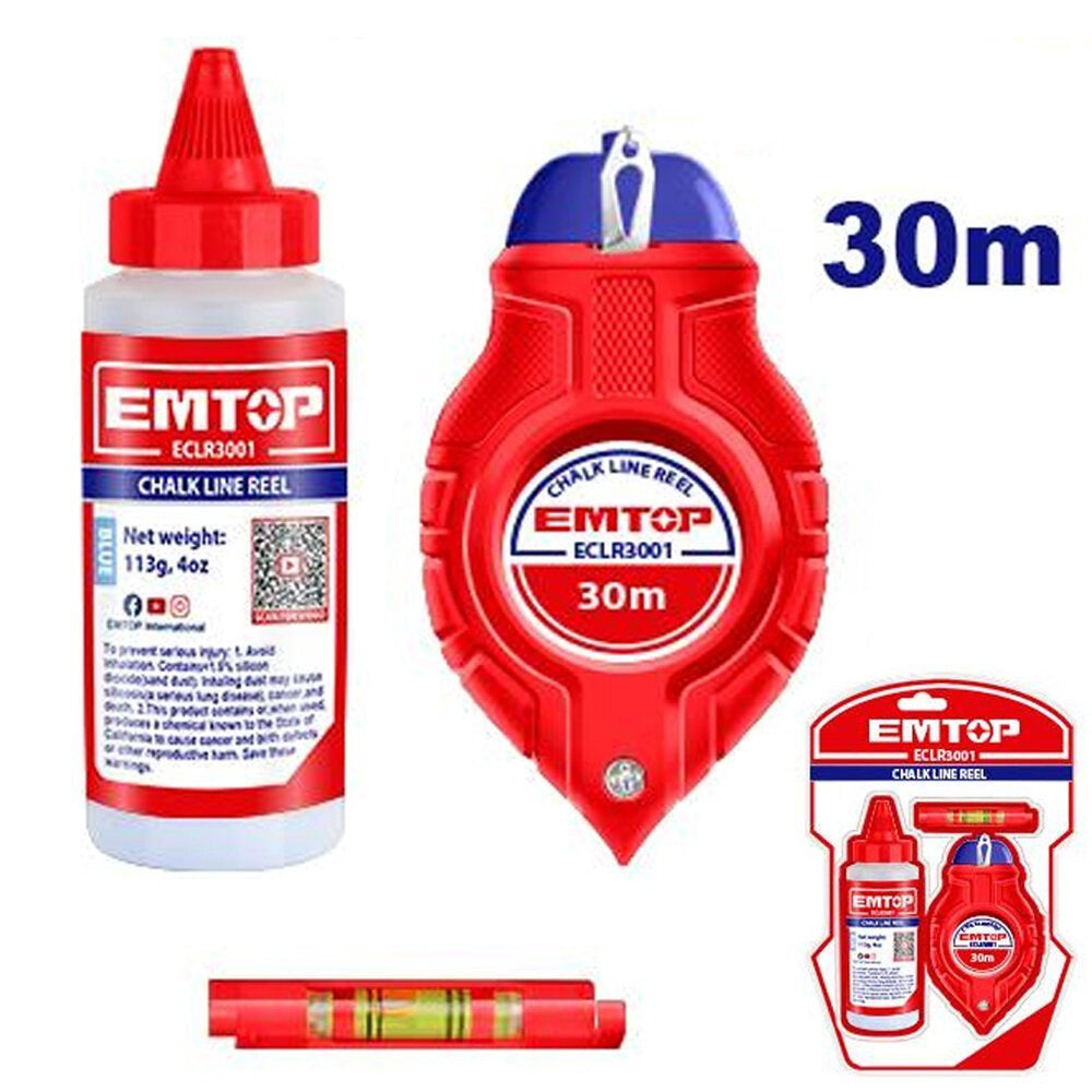 EMTOP Chalk Line ECLR3001 Reel