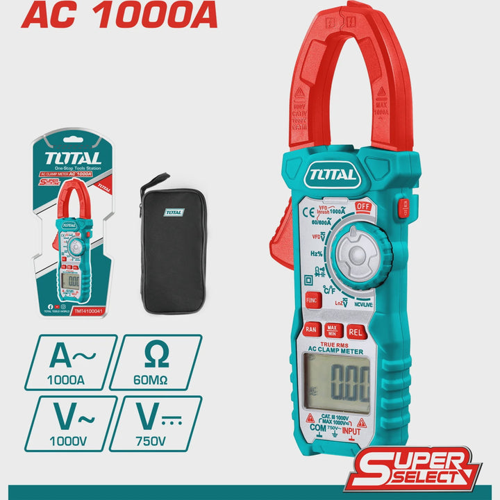 TOTAL Multimeter TMT4100041 Digital Clamp on