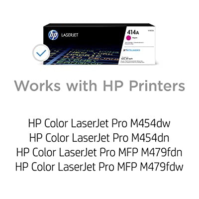 HP Computer Printer Toner 414A Magenta W2020A