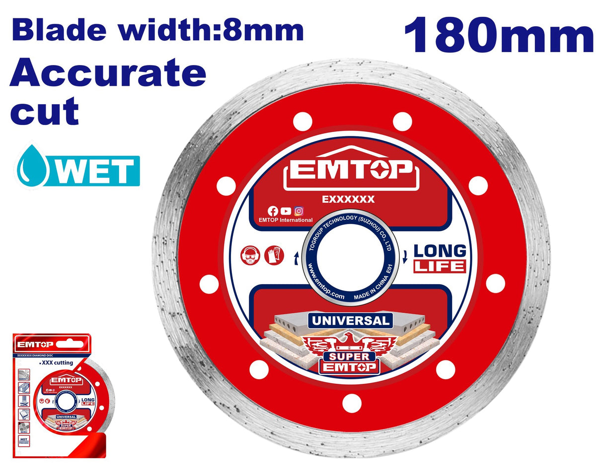 EMTOP Disc 7" Diamond EDDC021802 180MM