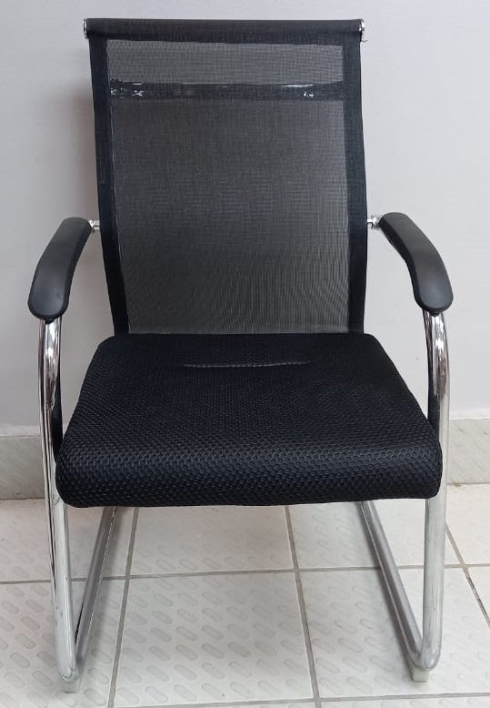 Chair Waiting with Arm with Arm Chrome Back S1130BR