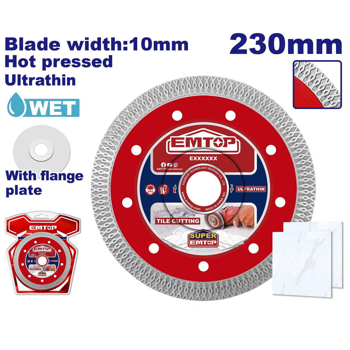 EMTOP Disc 9" Ultrathin EDDCH82301 230MM