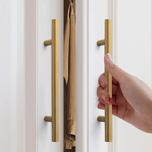 Handle T Bar Pull 11.75" Gold Light DOR739356 (192MM 7.56")