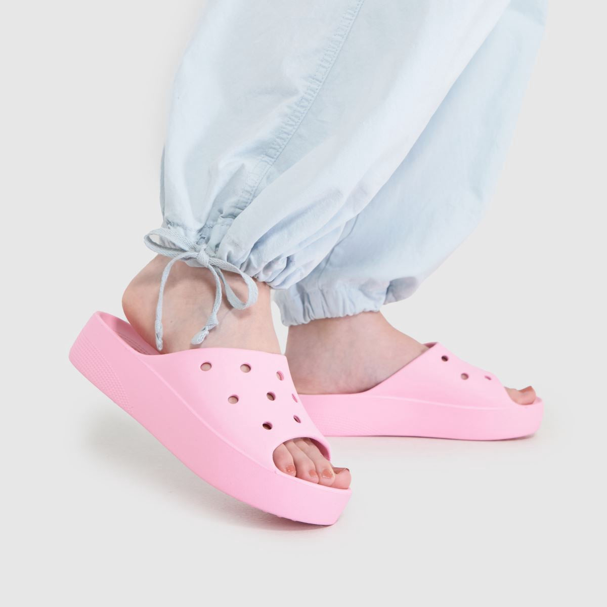 CROCS Footwear Platform Slide Pink