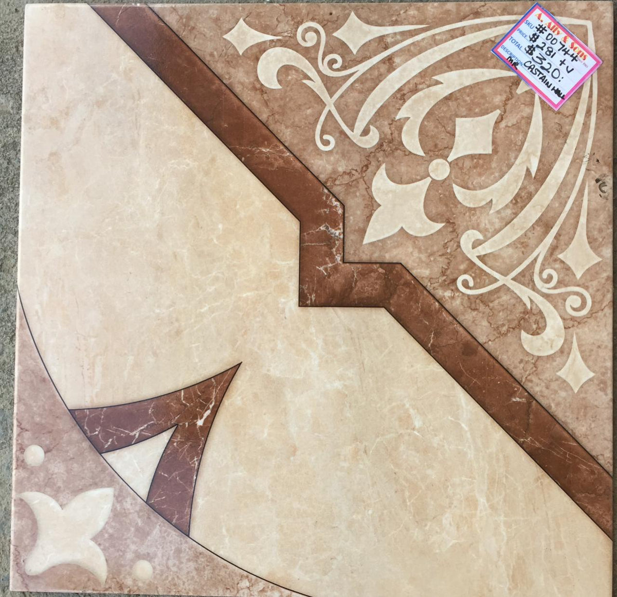 Tile Ceramic 18X18 #Castainhall Mr