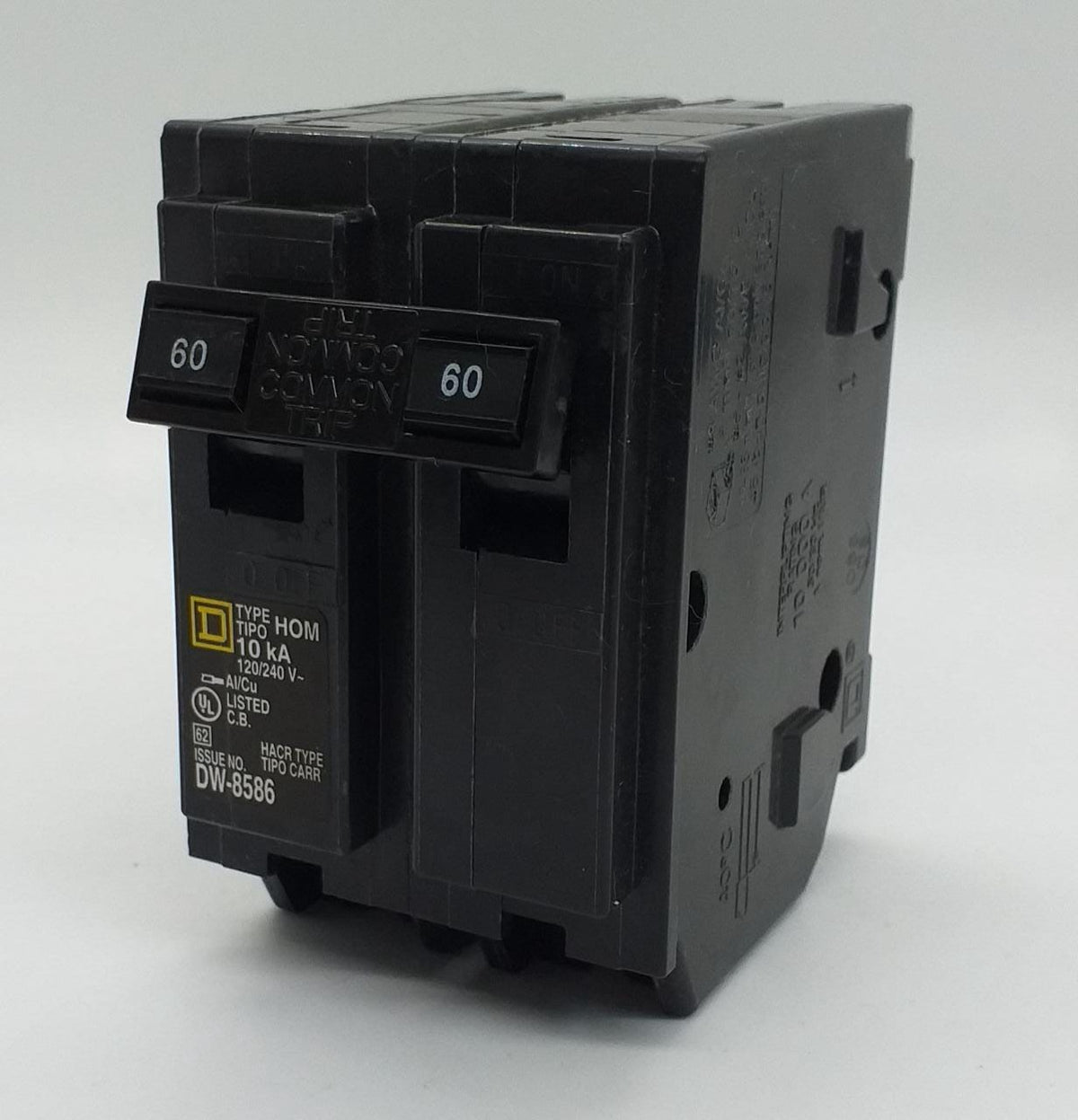 SQUARE D Breaker 60AMPS D/POLE