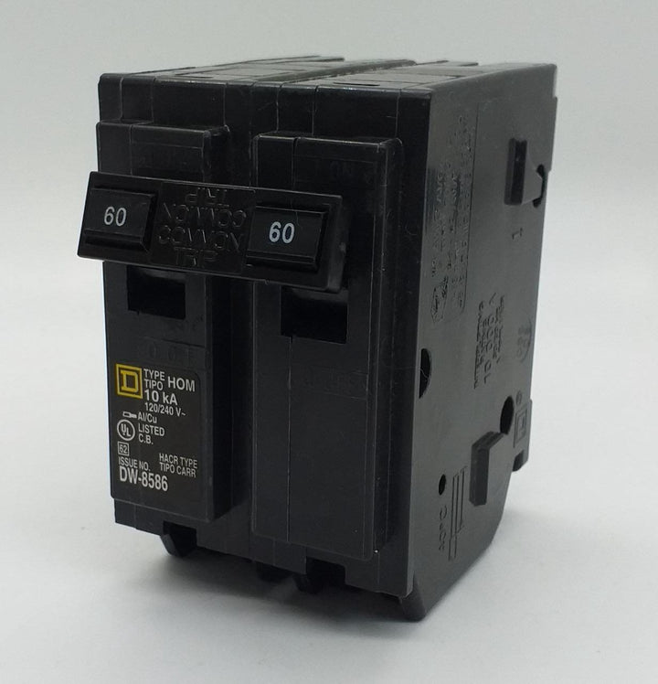SQUARE D Breaker 60AMPS D/POLE