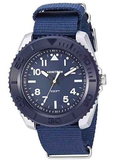 ARMITRON Watch Sport Men's Navy Blue Nylon Strap Watch, 20/5417NVY