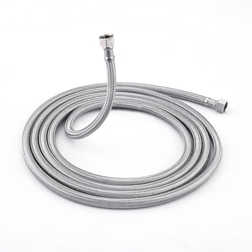 KIOTTO Dishwasher Fitting Stainless Steel Braided Inlet 5FT DS6038E Hose Kit
