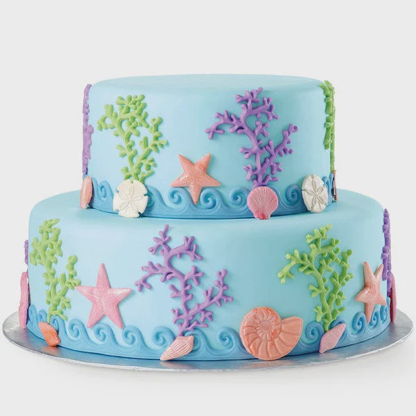 WILTON Baking Fondant and Gum Paste Silicone Mold Sea Life 409-2552