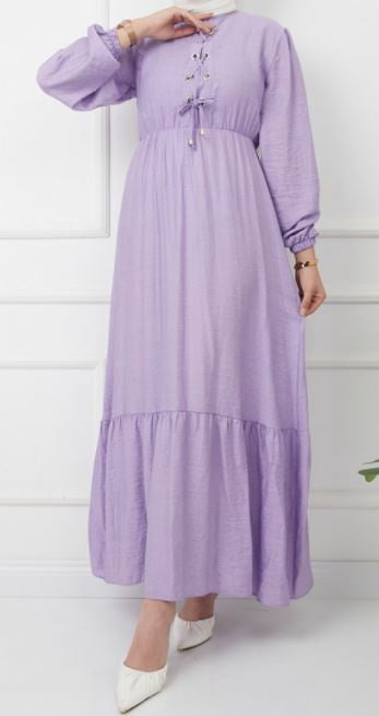 Dress Lace Tie Lilac / Mint / Blue