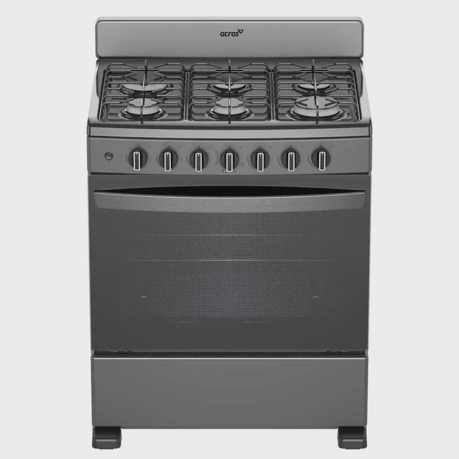 ACROS Stove 6 Burner LAFR2110G 30" Grey 1Y