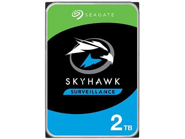 SEAGATE Computer Hard Drive Sata 2TB Skyhawk Surveillance ST2000VX