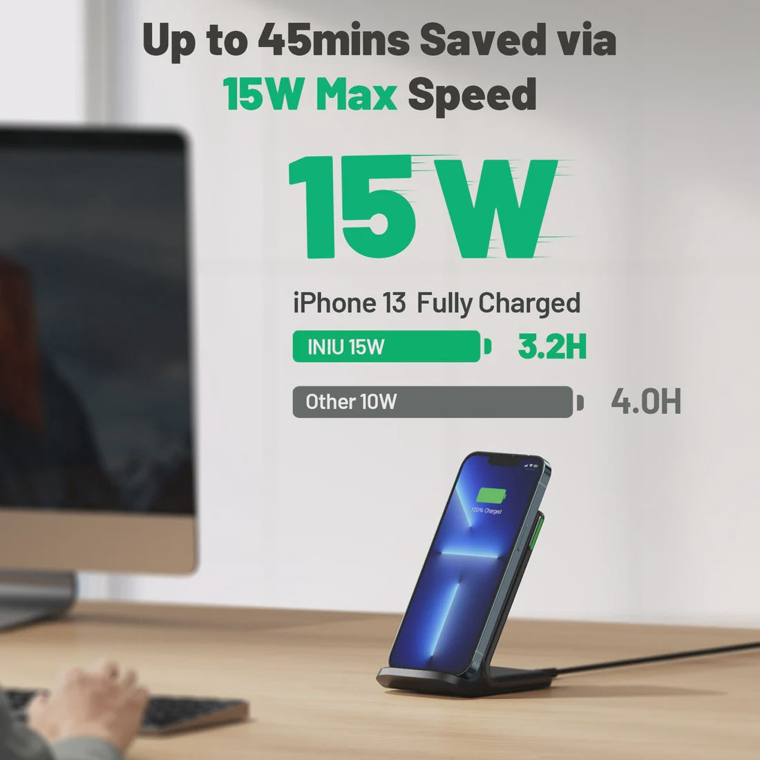 Charger Wireless Pad Stand WI-211 Iniu