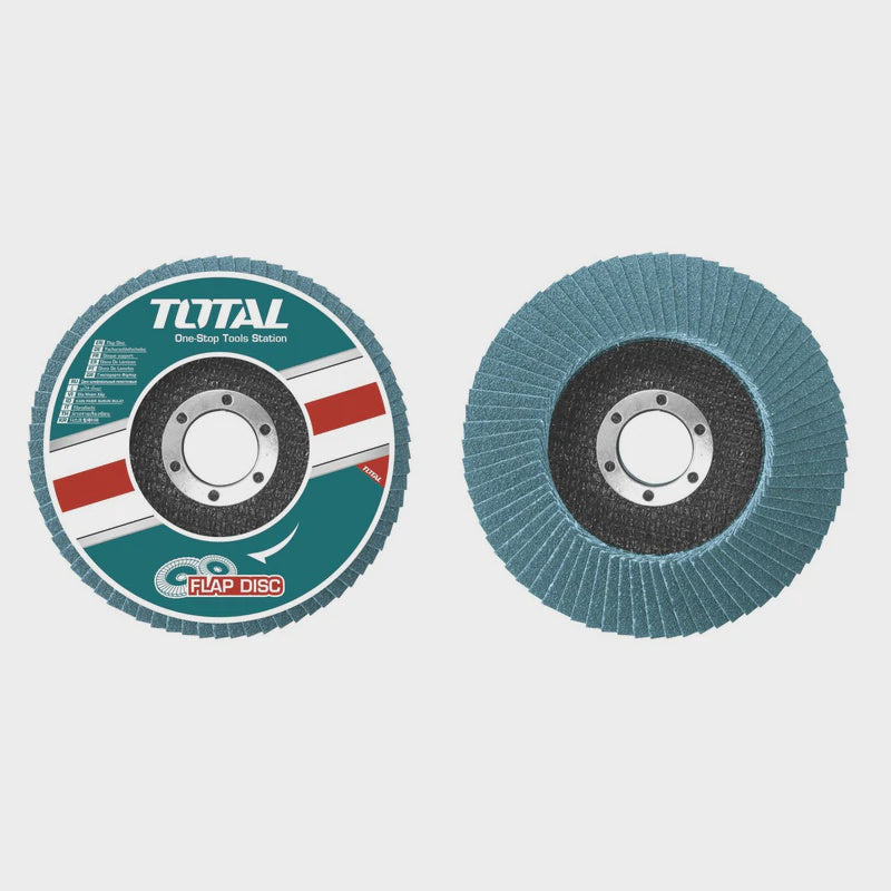 TOTAL Sanding Disc 4 1/2" Flap 40 Zirconium TAC641151