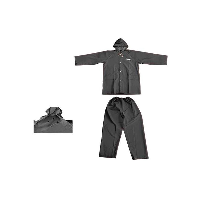 TOTAL Raincoat THTRS031AB Rain Suit Black