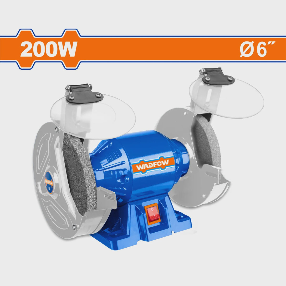 WADFOW Bench Grinder UWBG1A1501 6" 200W