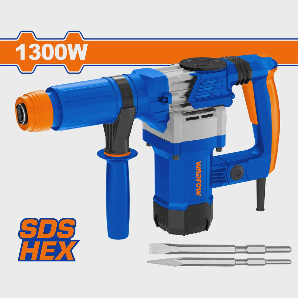 WADFOW Drill Gun UWDB1D45 Demolition Hammer 1300W